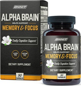 ONNIT Alpha Brain Premium Nootropic Supplement